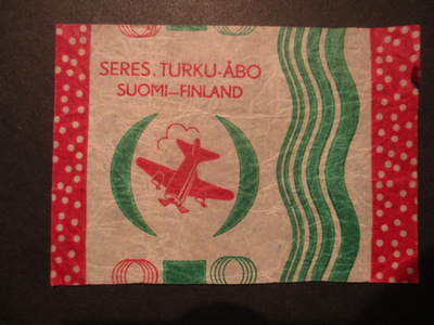 VANHA KARAMELLIPAPERI - SERES TURKU  (AB1)