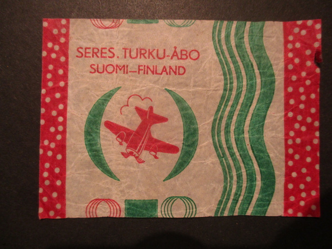 VANHA KARAMELLIPAPERI - SERES TURKU  (AB1)