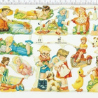 ~ EF 7032, lapset leikkivät-arkki, harvinaisempi ~ - pikkukuva 1