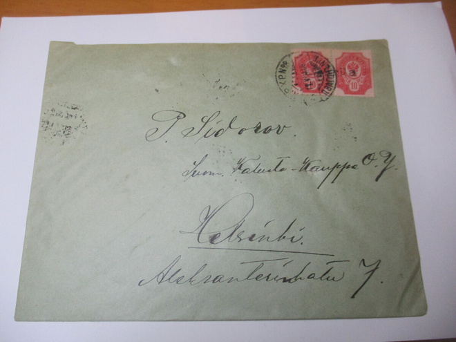 1908 Laurila (?) rivil + KPXP8 kuorella
