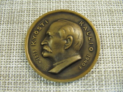 Kyösti Kallio mitali 1940 /Kalervo Kallio 1940