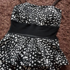 Italialainen musta-valkoinen Peplum Mekko - koko XS / S - pikkukuva 3