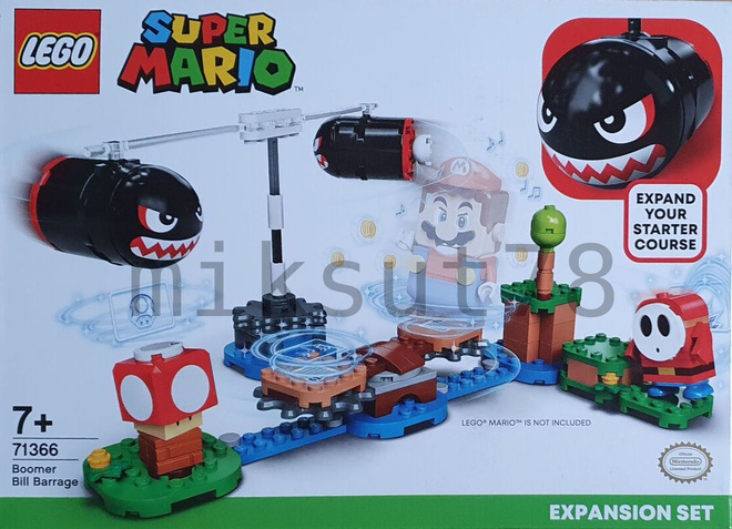 LEGO Super Mario 71366 Boomer Bill Barrage *UUSI