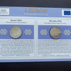2€ 2015 Slovakia + Suomi Monetan erikoissarja UNC - pikkukuva 2