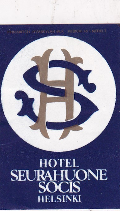 Helsinki, Hotel Seurahuone Socis   1/16