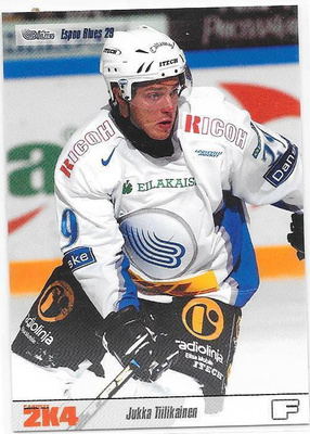 2003-04 CardSet #9 Jukka Tiilikainen Espoo Blues