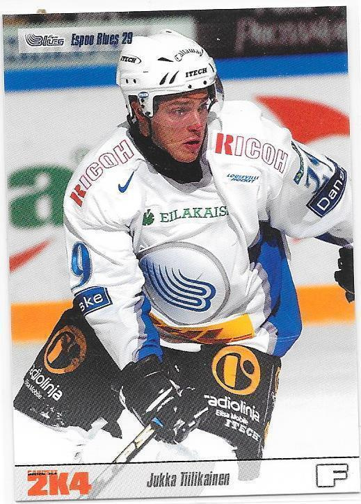 2003-04 CardSet #9 Jukka Tiilikainen Espoo Blues