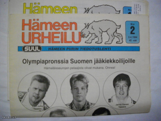 Hämeen Urheilu Nro 2/1994 (12.3)