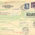 PAKETKARTE 24.9.76 SCHOPFLOCH. KR FREUDENSTADT 1 LEIMA BELGI - pikkukuva 1