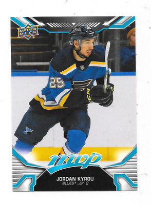 2022-23 Upper Deck MVP #61 Jordan Kyrou , St Louis Blues