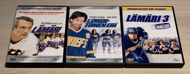 Lämäri (Slap Shot ) Trilogia (1977-2008) 3DVD