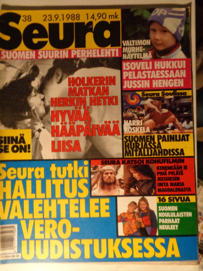 Seura lehti Nro 38/1988 (26.10)