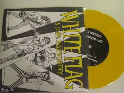 White Flag & Dave Nazworthy 7 keltainen vinyyli