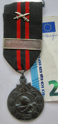VANHA Talvisodan Muistomitali Solki Taipale + Miekat