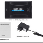 Uusi SCART - HDMI muunnin + virtalähde #31349 - pikkukuva 2