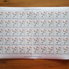 Postimerkkiarkki Punainen Risti 1986 perhosia - 1,60 + 0,40 - pikkukuva 1