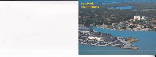 Dalsbruk Taalintehdas, ilmakuvakortti   b688