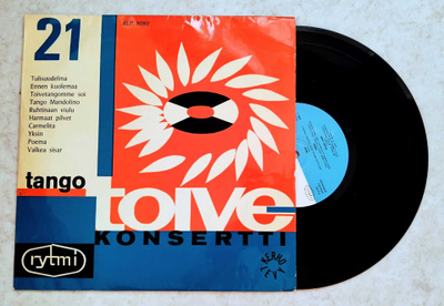 TANGO-TOIVEKONSERTTI 21 – 10” LP + KK 1963 - Rytmi RLP 8080