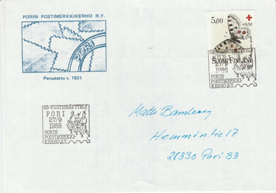ERIKOISLEIMA , Porifila, Pori 27.9.1986