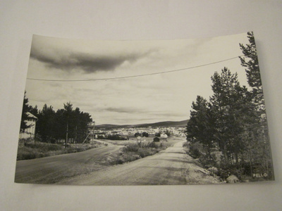 VANHA Postikortti Pello Lappi 1950-l Alkup.Mallikappale