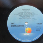 The Distractions: Nobody´s Perfect  LP  1980 - pikkukuva 3
