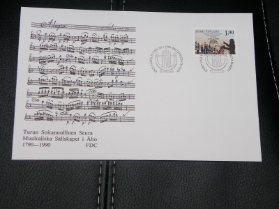 FDC Lape 1099 Orkesteritoiminta Suomessa 1790-1990 1990