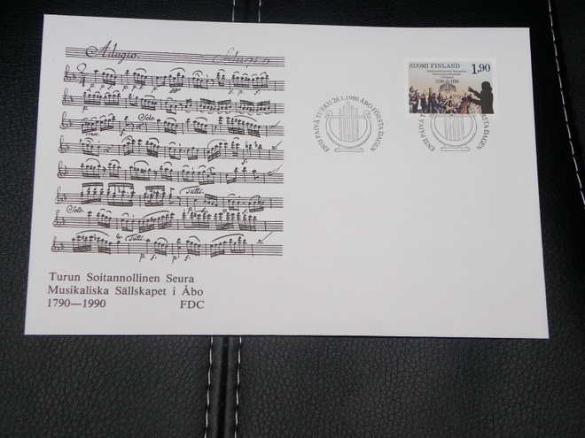 FDC Lape 1099 Orkesteritoiminta Suomessa 1790-1990 1990