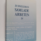 Johan Vilhelm Snellman : Samlade arbeten 4 : 1844-1845 - pikkukuva 1