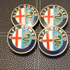 Alfa Romeo vannekeskiöt – Kulta-Vakio – 50mm (4kpl sarja) - pikkukuva 1