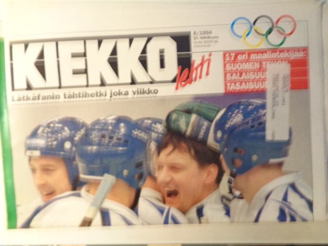 Kiekkolehti Nro 8/1994 (27.1)