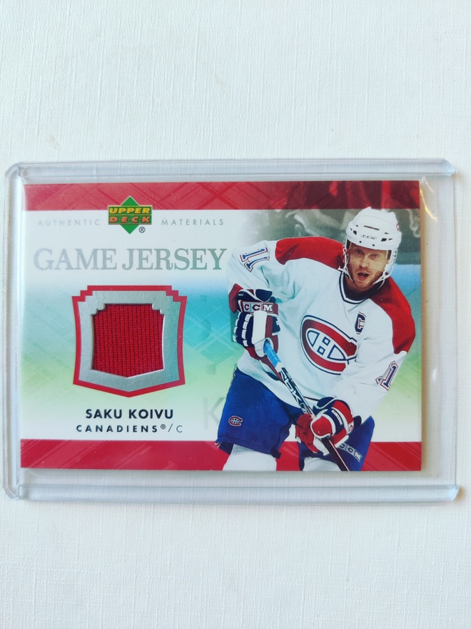 Saku Koivu - 07-08 UD Game Jersey