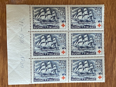 PR 1937 3 1/2MK+ 35PEN NUMERO KUUSILO**