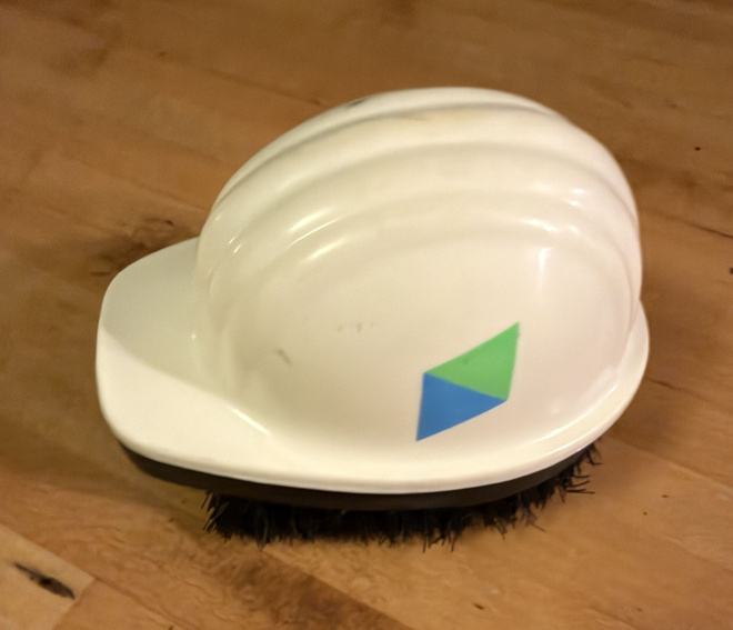 Vaateharja kypärän mallinen
