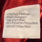 Punamusta takki 38 villaa ruudullinen - pikkukuva 4
