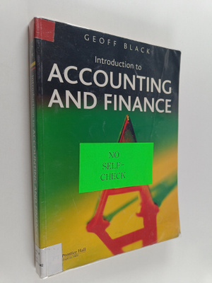 Geoff Black : Introduction to Accounting and Finance