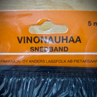 Puuvilla vinonauhat lev. 1,4 cm ja musta 2 cm,  5 m kpl - pikkukuva 3