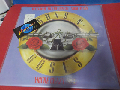 GUNS N ROSES - WELCOME TO THE JUNGLE EX+/M- 12'' MAXI