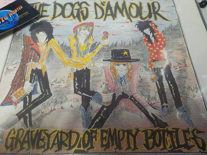DOGS D'AMOUR - A GRAVEYARD OF... UK 1989 PRESS LP M-/EX
