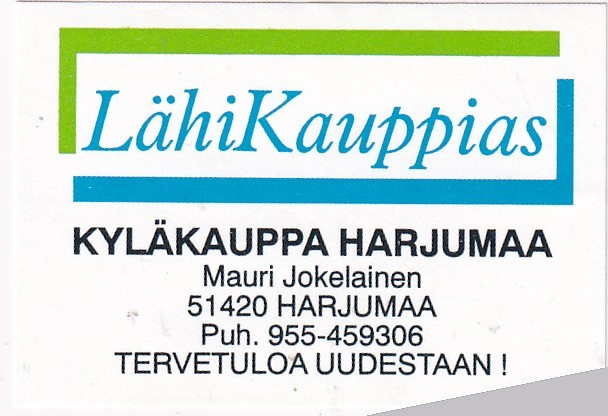 Harjumaa, Mauri Jokelainen, Kyläkauppa Harjumaa    b590