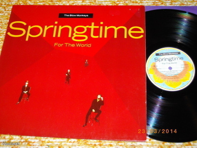 BLOW MONKEYS - springtime for the world - LP -90 synthpop EX