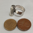 Vintage Design Jalosepot Oy hopea sormus Jase 813H N7 - pikkukuva 2
