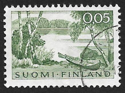 Yleismerkki 0,05mk 1963 (LAPE 578) O