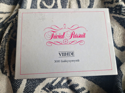 Trivial Pursuit Vintage lisäosa Viihde 1988