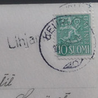 Pp-leima LIHJAMO / Keuruu joulukortilla 1954 - pikkukuva 2