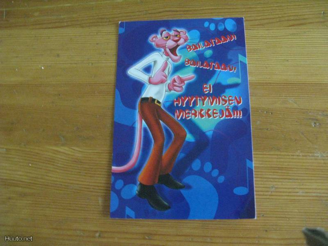 Kortti Vaaleanpunainen Pantteri - Bailataan! Bailataan!