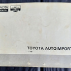 TOYOTA COROLLA 30 1976 års modell med avgasrening - pikkukuva 5