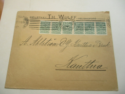 1918 Helsinki Th. Wulff liikekuori