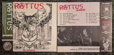 RATTUS - WC räjähtää CD (Brasil repress 2026)