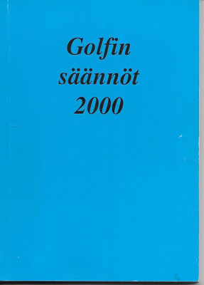 Golfin säännöt 2000