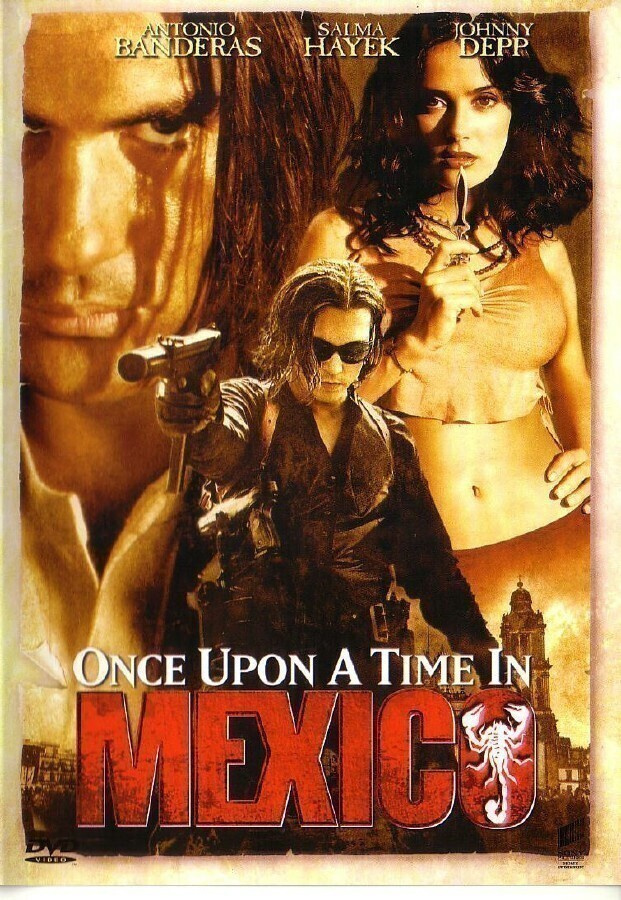 dvd, Once Upon A Time In Mexico (Antonio Banderas, J. Depp)